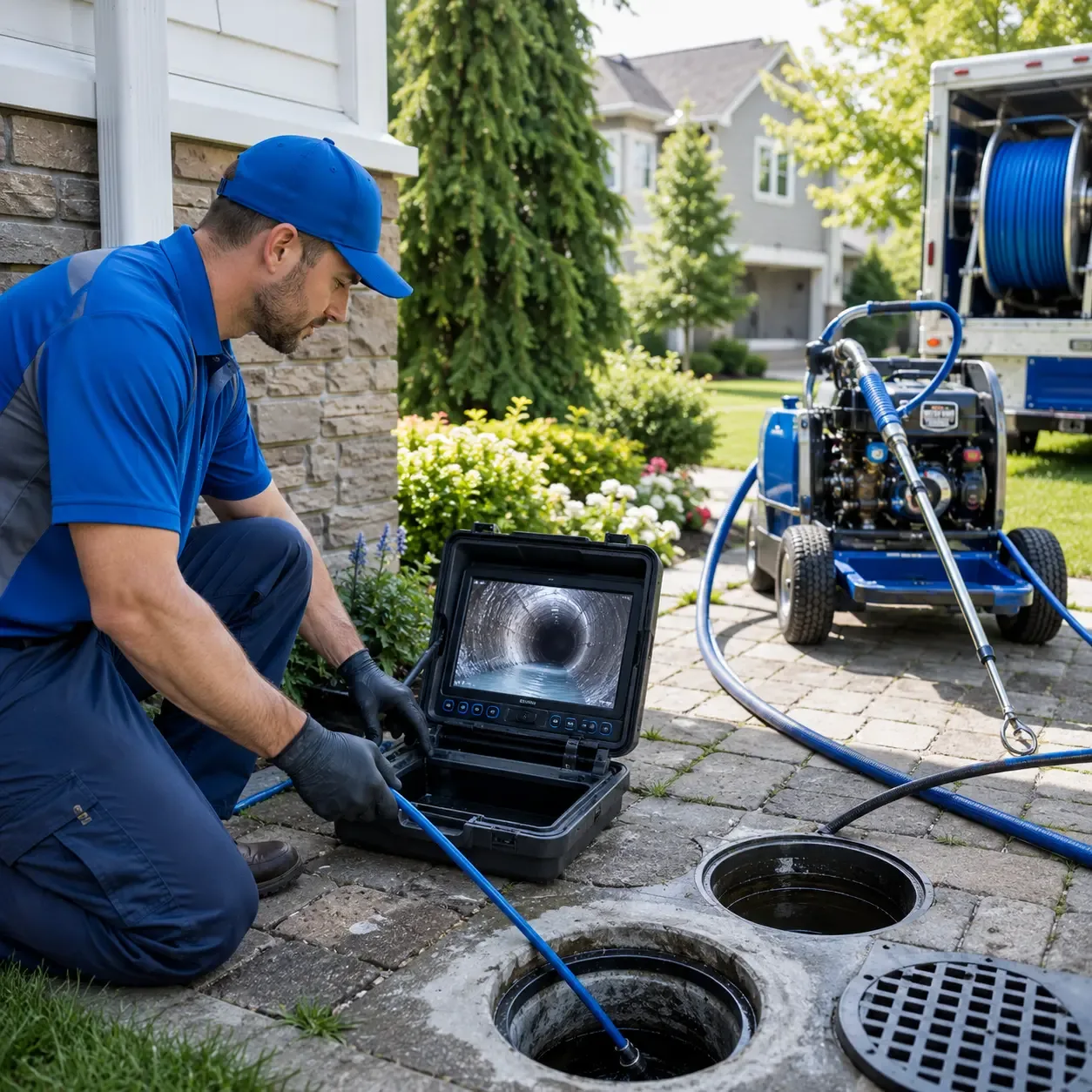 Outdoor drain cleaning professionals serving Rockaway, NJ